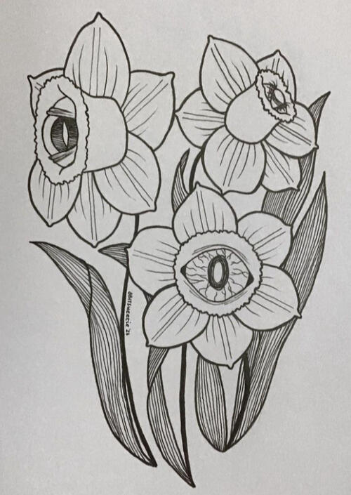 pencil, ink (some digital editing)