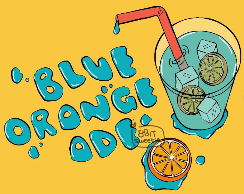 bold lineart and solid colors